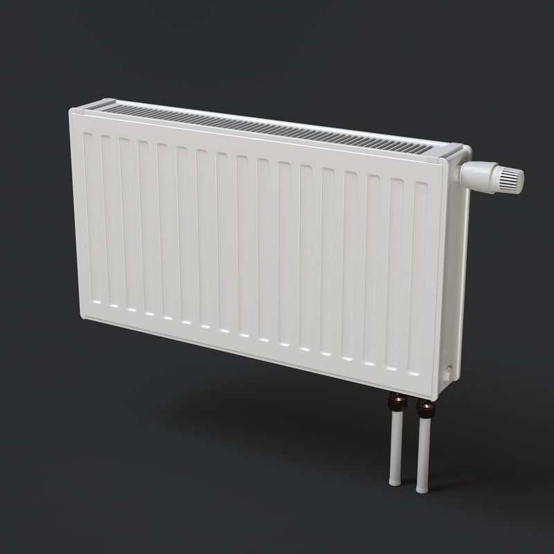 3d heating radiator model