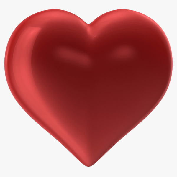 x heart shiny red v3