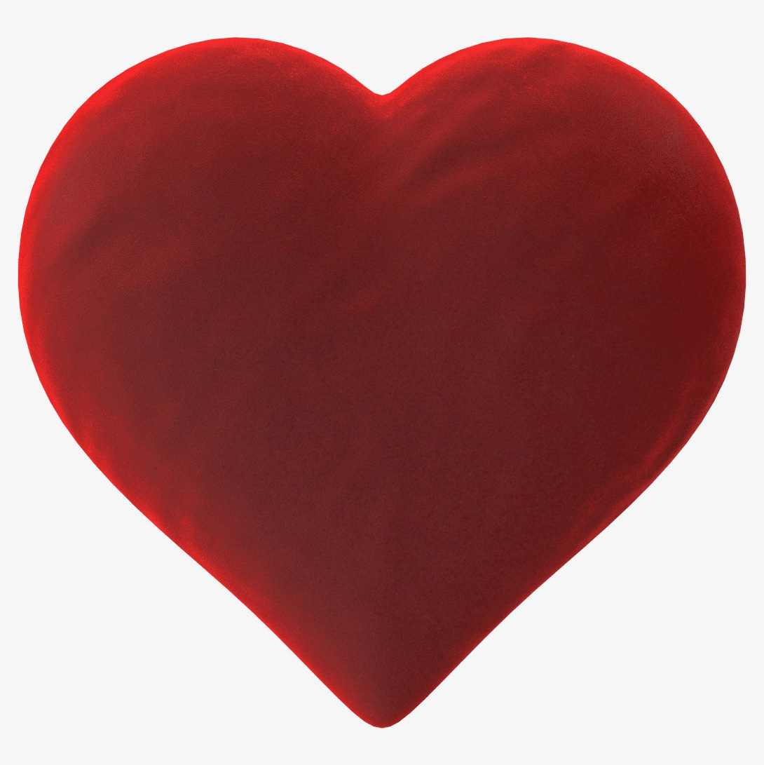 heart valvet red v33d模型