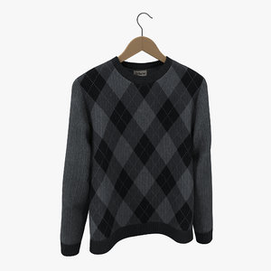 3d model sweater hanger 3