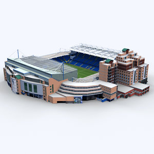 3d stamford bridge stadium model