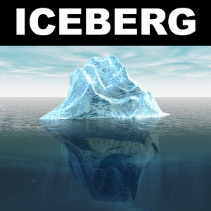 iceberg polar ocean c4d