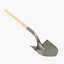 3d model shovel