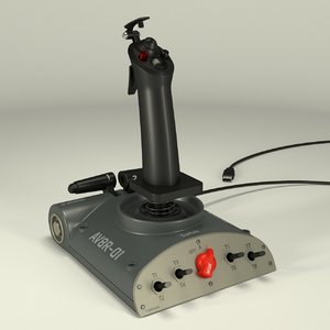 3d saitek joystick model