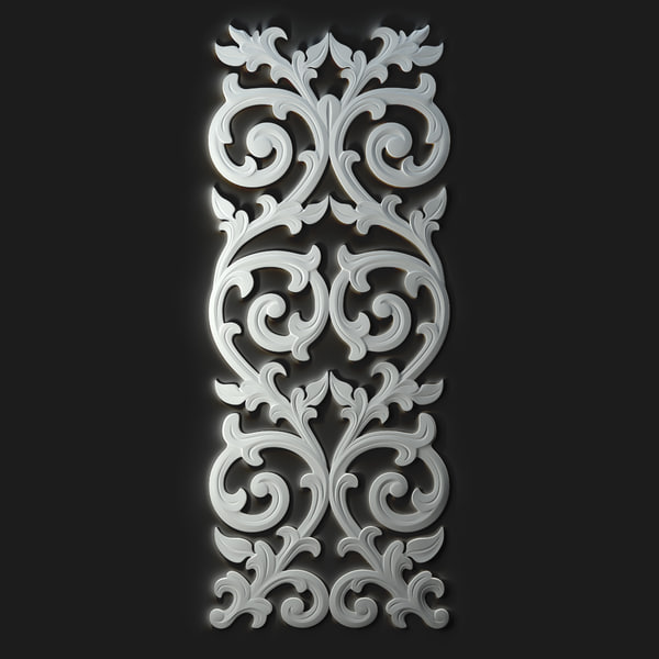 3d carved decorative model