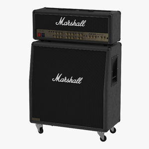 3d guitar amplifier marshall model