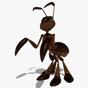 ant rigged 3d 3ds
