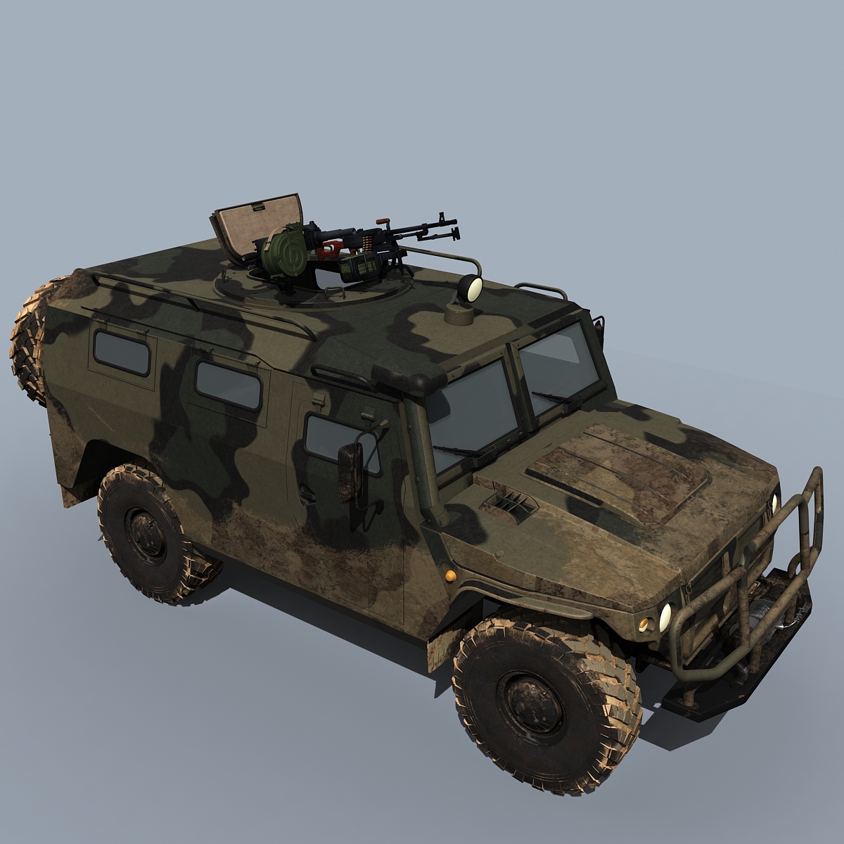 3d gaz-233014 sts tigr model