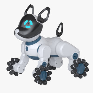 photoreal toy robot dog max