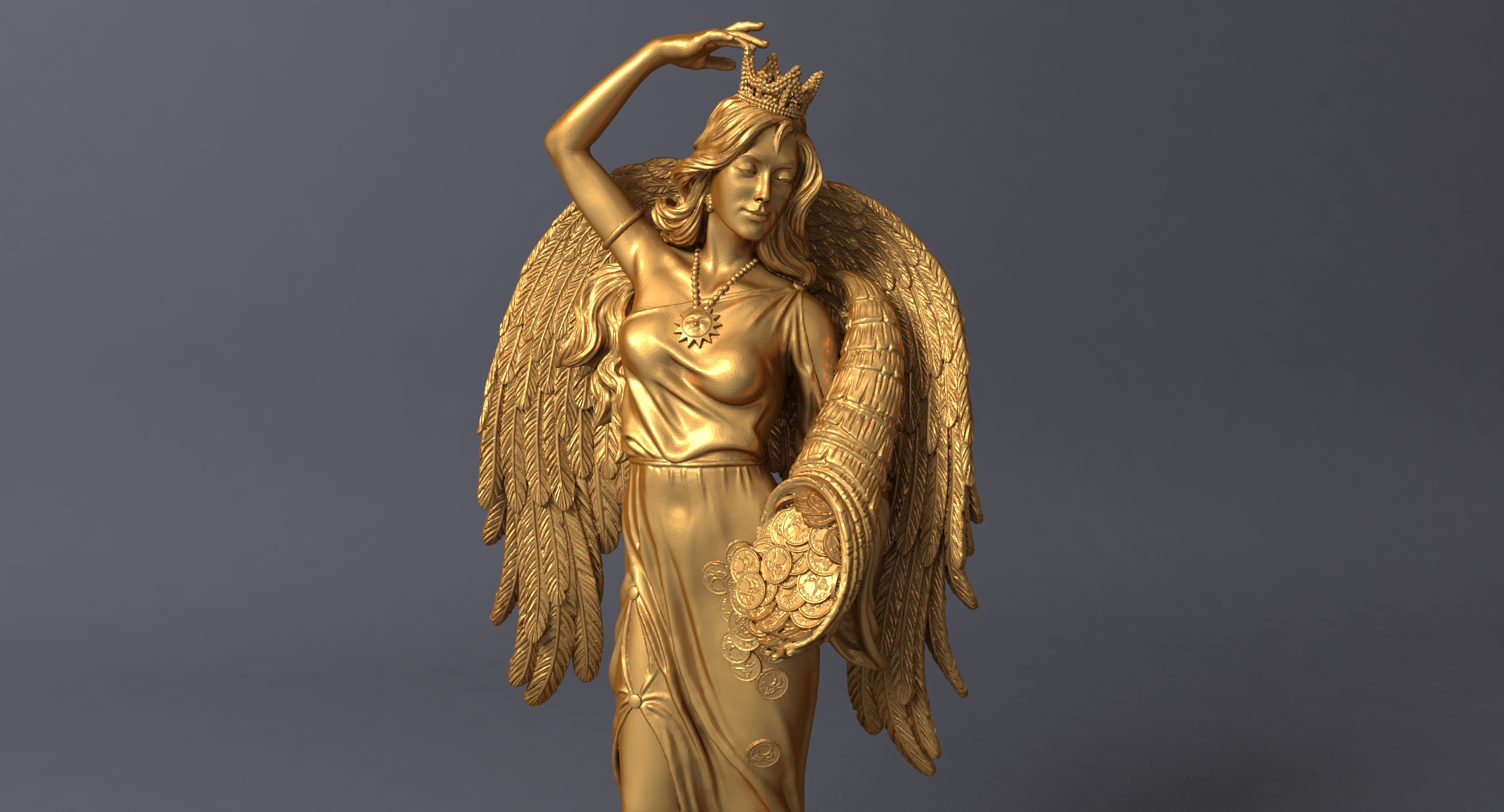 goddess fortuna figurine