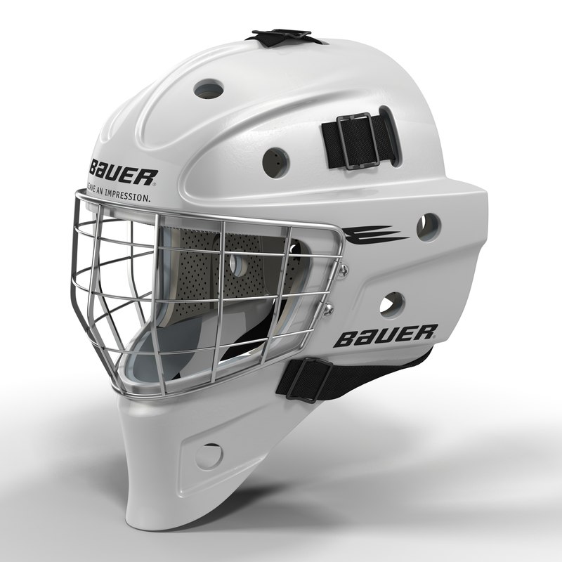 3d hockey goalie mask bauer