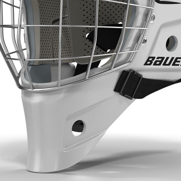 3d hockey goalie mask bauer