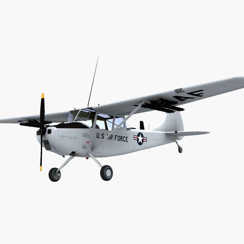 3d-model-cessna-o-1-bird-dog