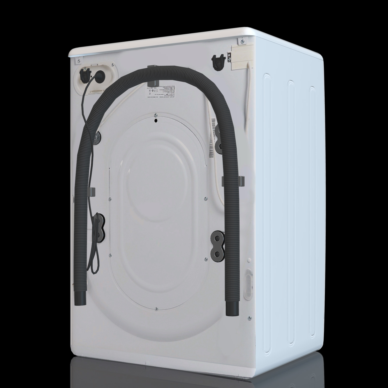 洗濯機ワールプールAWSE71203Dモデル TurboSquid 1001582