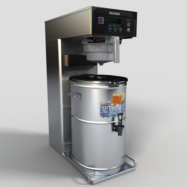 3d commercial iced tea brewer model