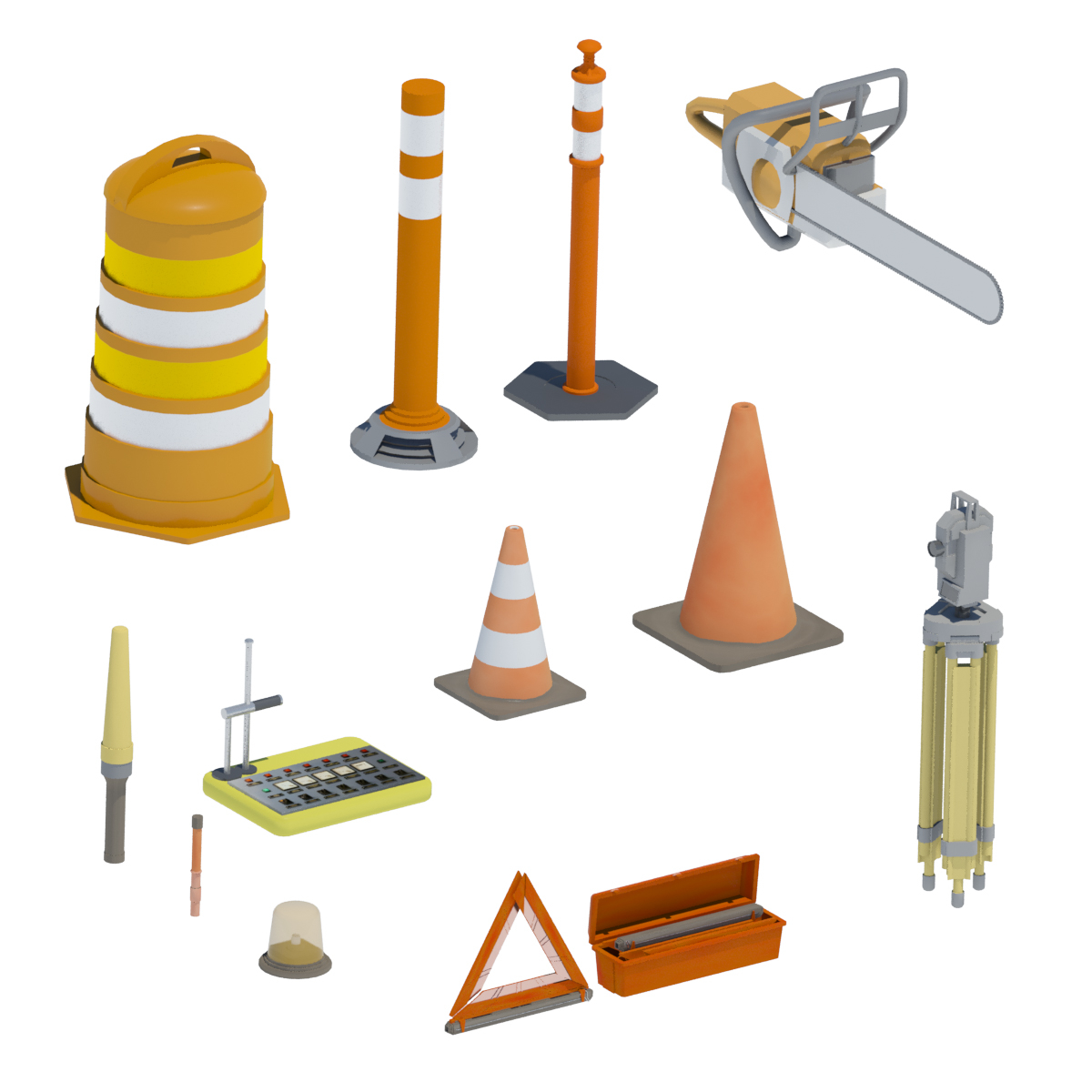 3d-model-of-road-construction-tool-equipment