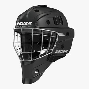 hockey goalie mask bauer 3d max