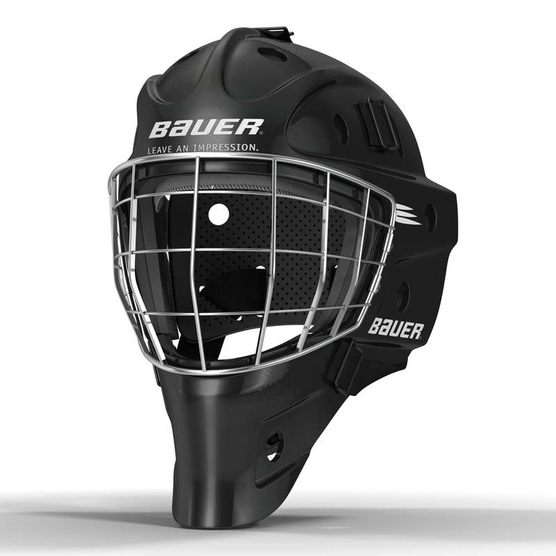 hockey goalie mask bauer 3d max