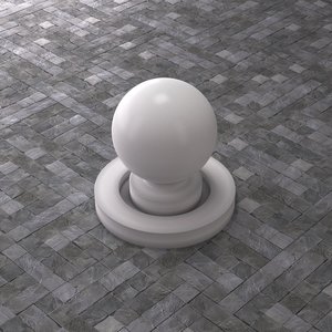 Slate stone paving blocks