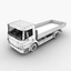 atego mercedes truck 3d model