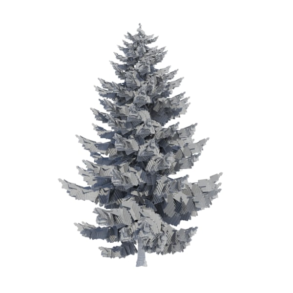 3d larch tree model