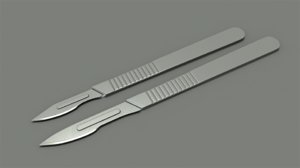 scalpel - 2 handles 3d x
