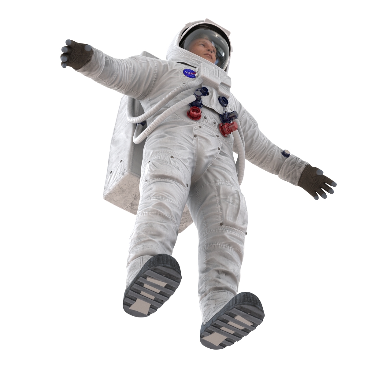 Astronaut Nasa Wearing Spacesuit 3d Model