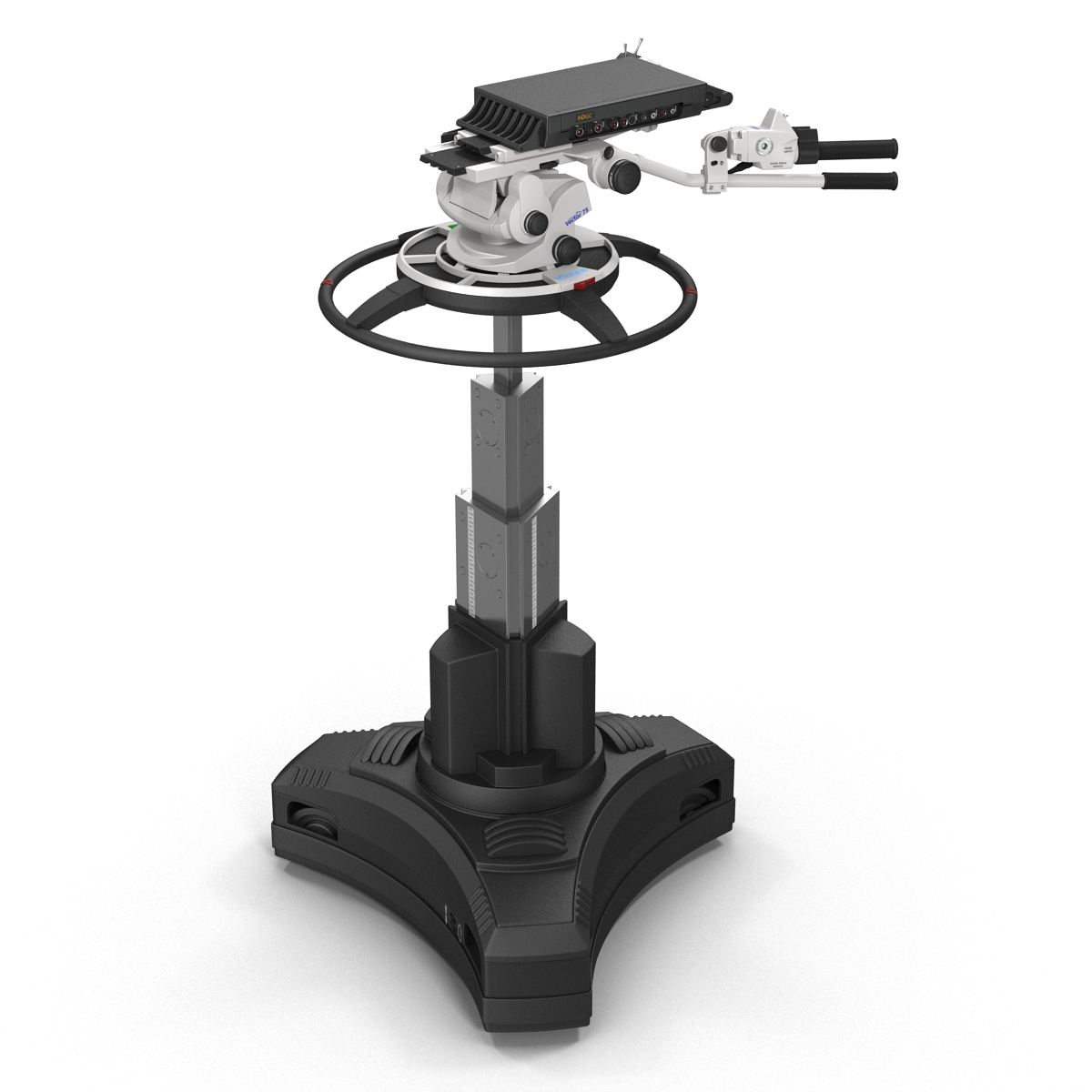 tv studio camera pedestal 3d model