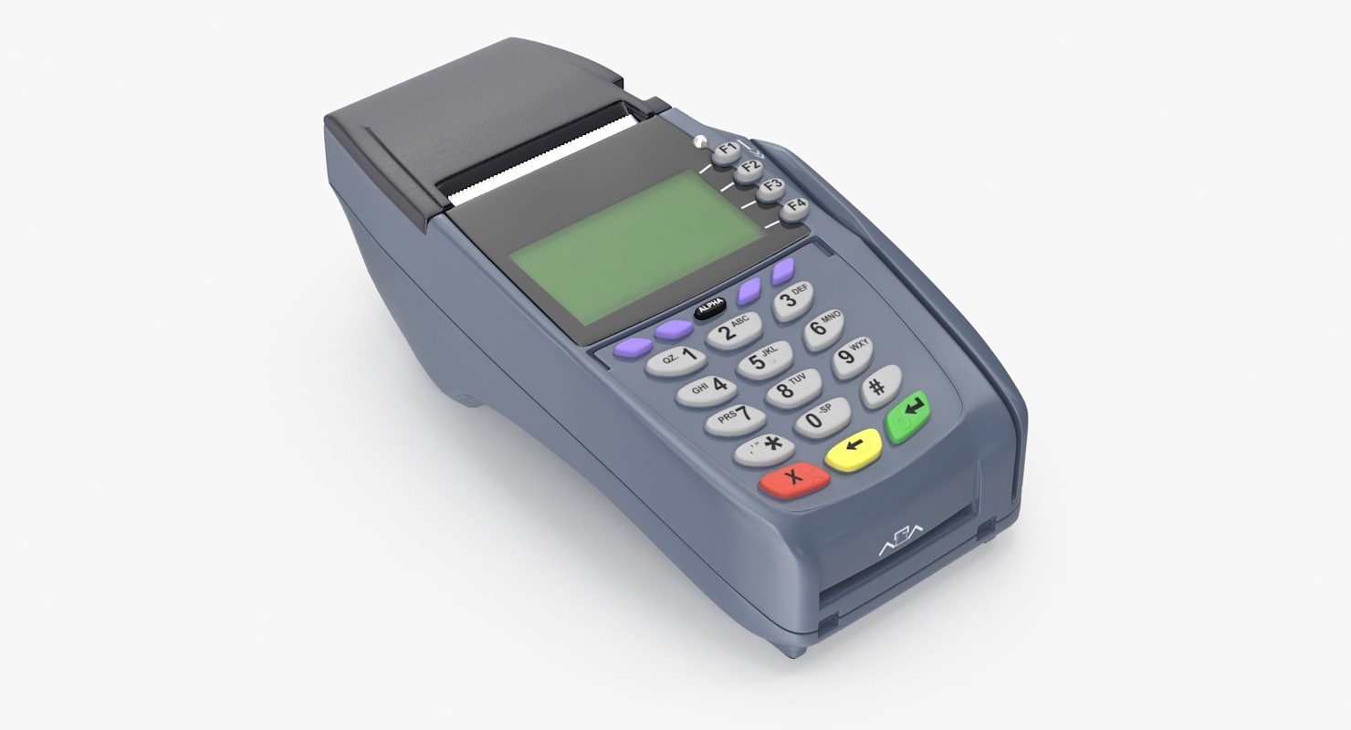 3d credit card machine
