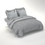 bed photorealistic realistic 3d model