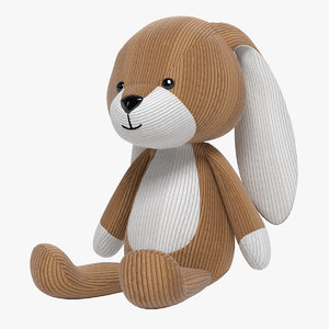 rabbit soft toy 3d model