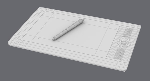 drawing tablet 3d model