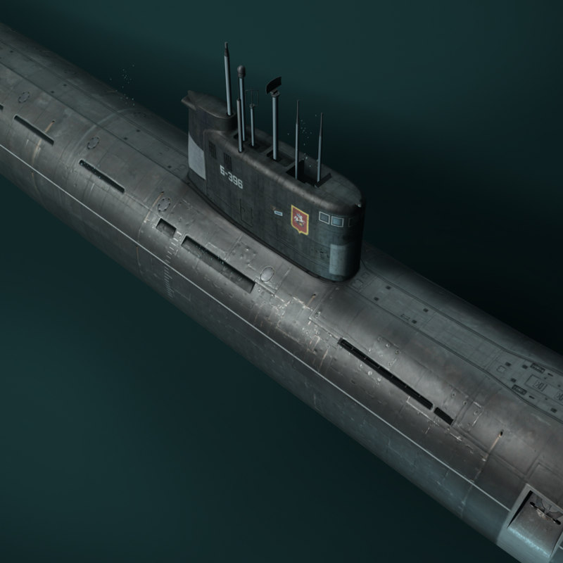 tango class attack submarine 3d model