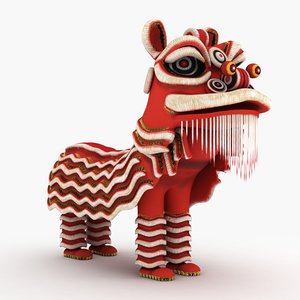 3d chinese lion model