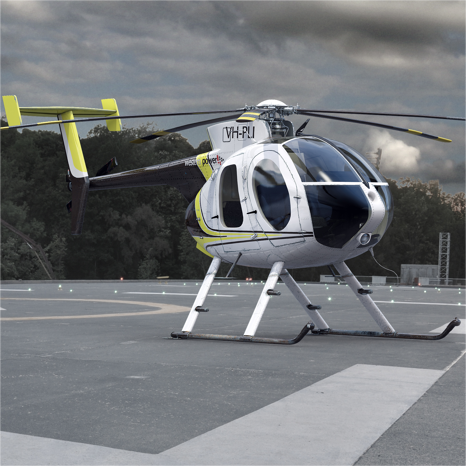 md helicopters md 5003d模型