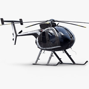 md helicopter 3d model
