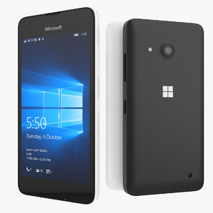 3d model microsoft lumia 550 smartphone