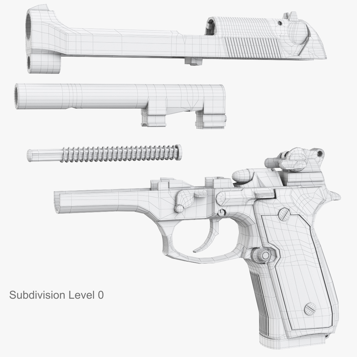 Beretta m9 чертеж