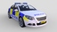 3d model generic police car majestic