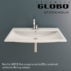 3d globo stockholm basin model