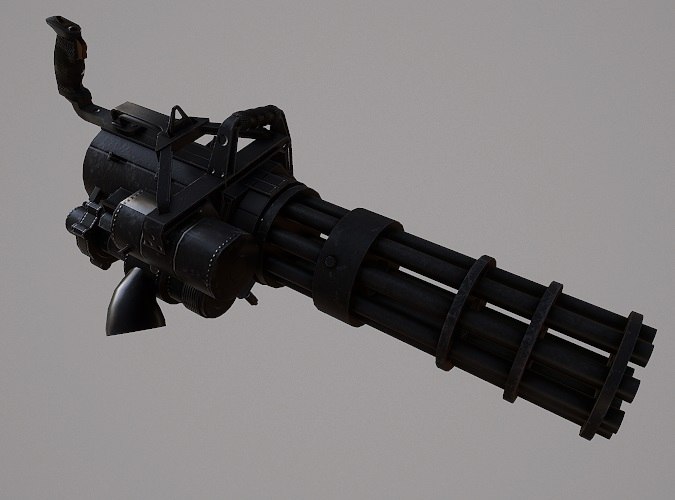 Minigun m626 Modelo 3D - TurboSquid 1002108