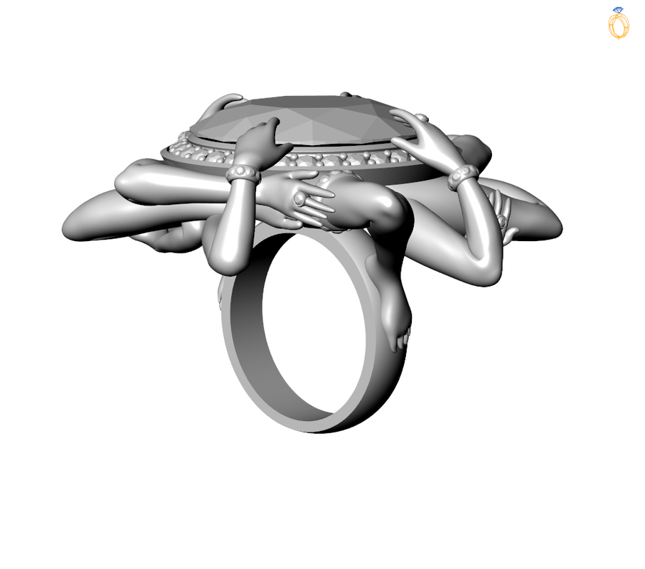 3d Model Ring Lust 8843