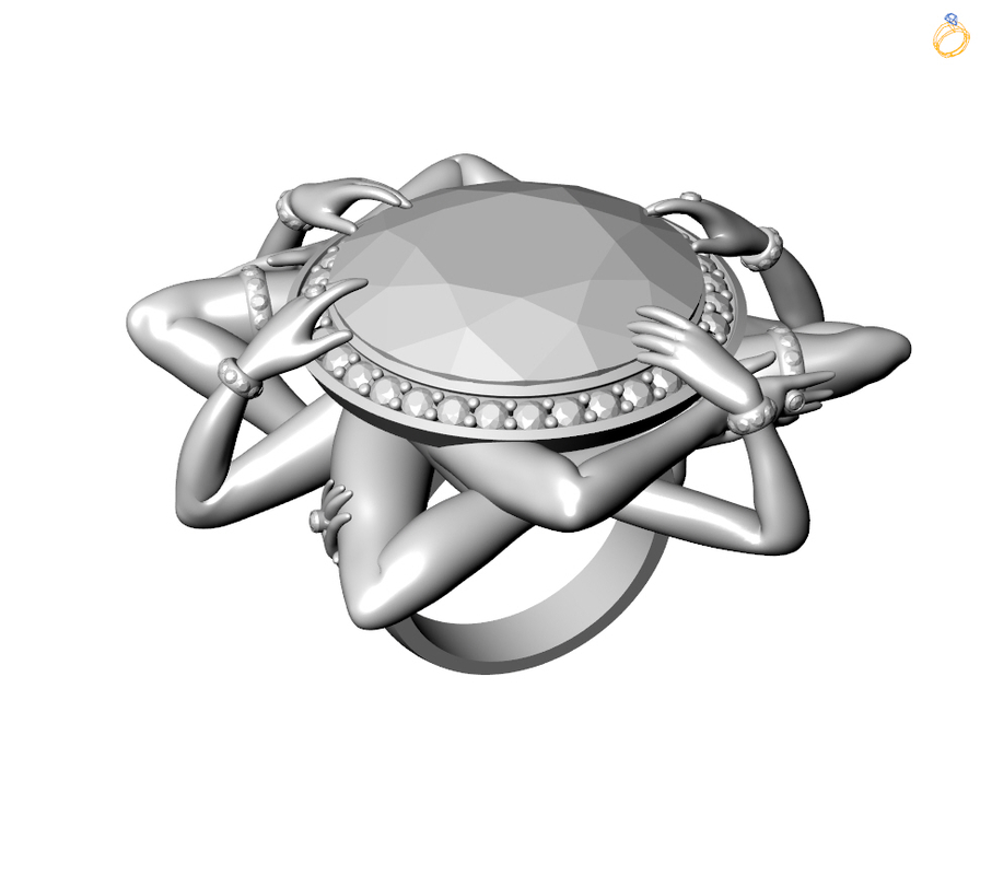 3d Model Ring Lust 7440