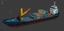 3d cargo ship - model