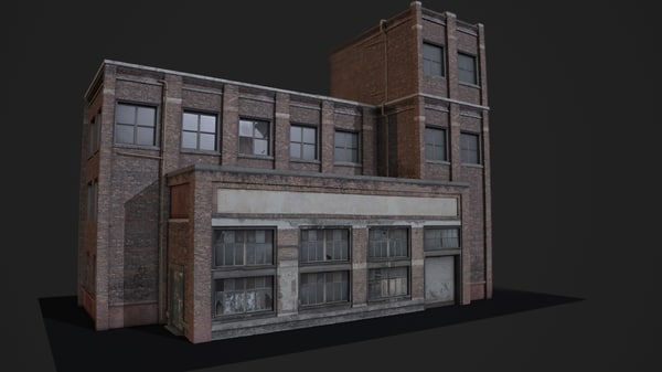 industrial brick building max