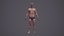 man character body anatomy 3d model