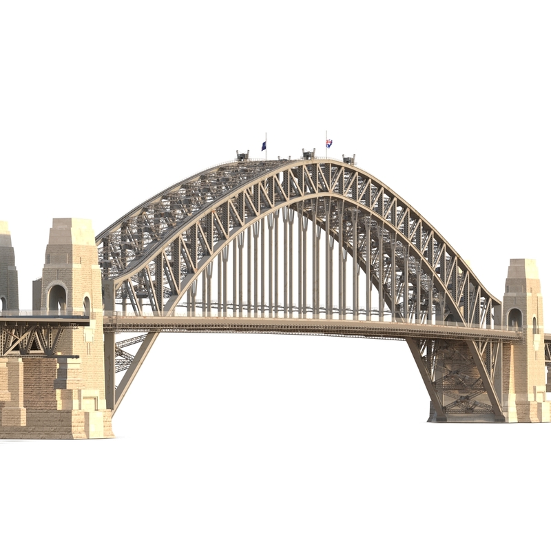 3d model sydney harbour bridge