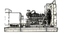3d model gas generator engine modeled