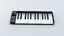 usb midi keyboard 3d model