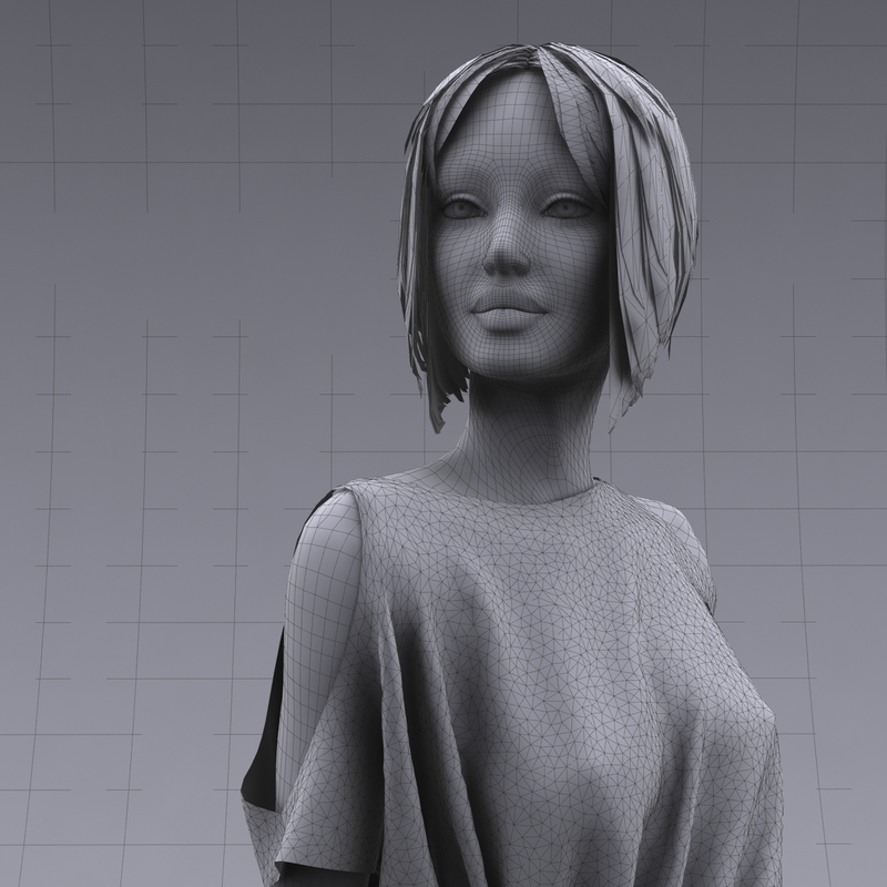 Dress Mannequin 3d Max